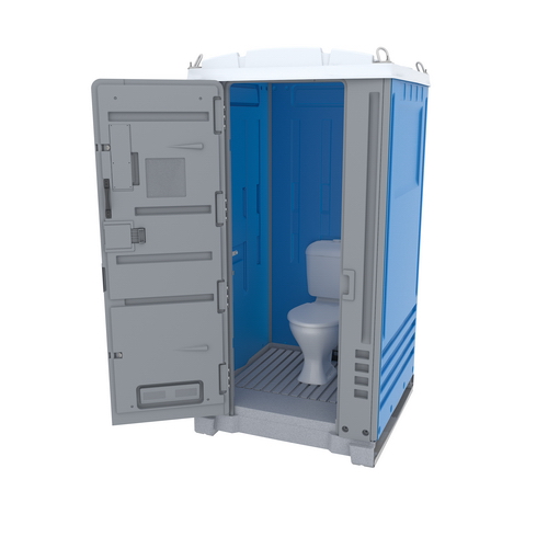 Sewer connect toilet for hire